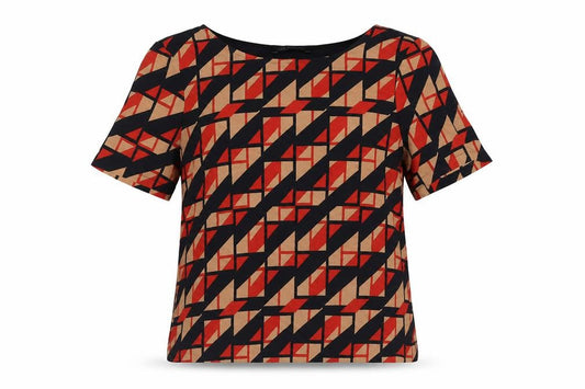 Womens UK Size 8 Marks and Spencer Multicoloured Basic Blouse