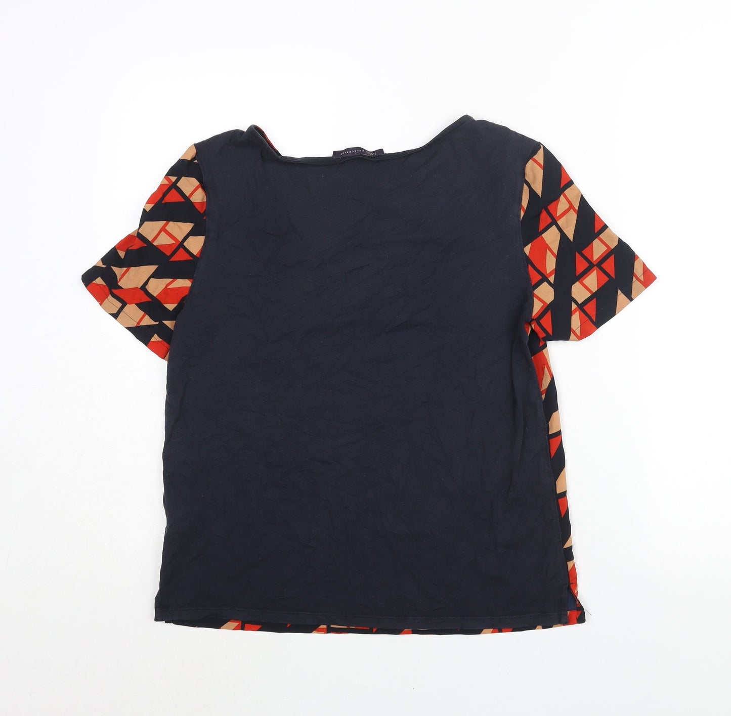 Womens UK Size 8 Marks and Spencer Multicoloured Basic Blouse