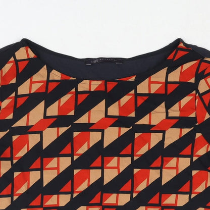 Womens UK Size 8 Marks and Spencer Multicoloured Basic Blouse