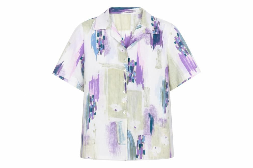 Womens UK Size 18 Berkertex Multicoloured Basic Button-Up