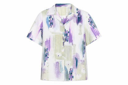 Womens UK Size 18 Berkertex Multicoloured Basic Button-Up