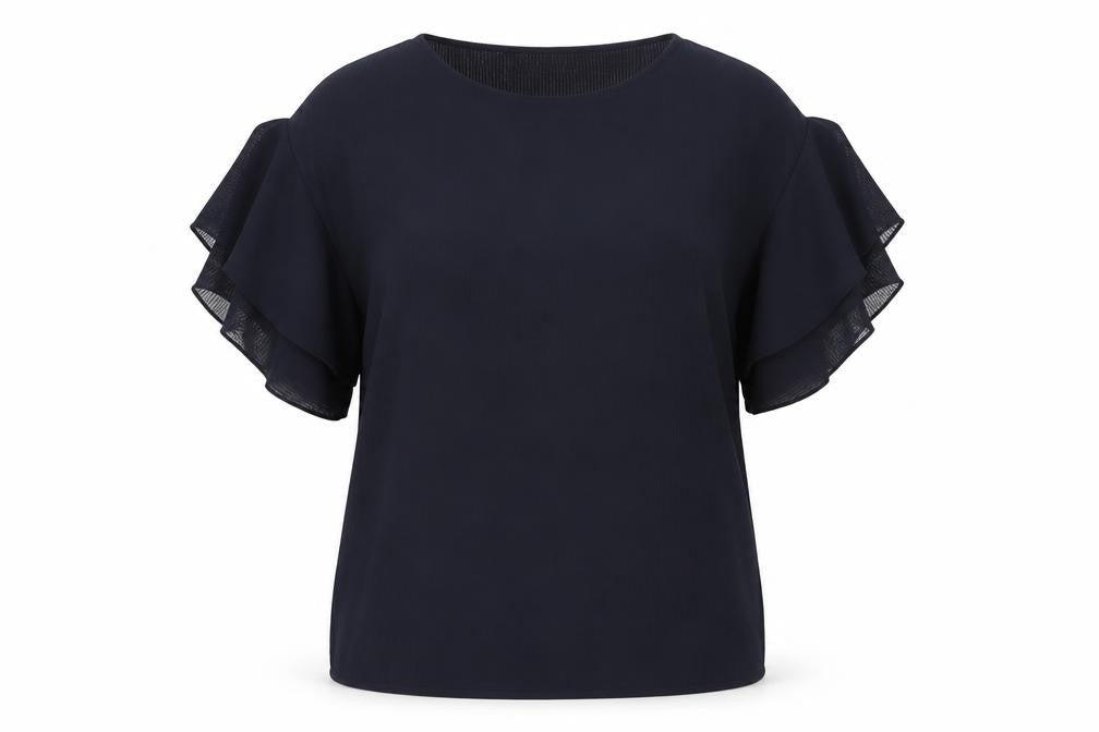 Womens UK Size 14 H&M Blue Basic Blouse