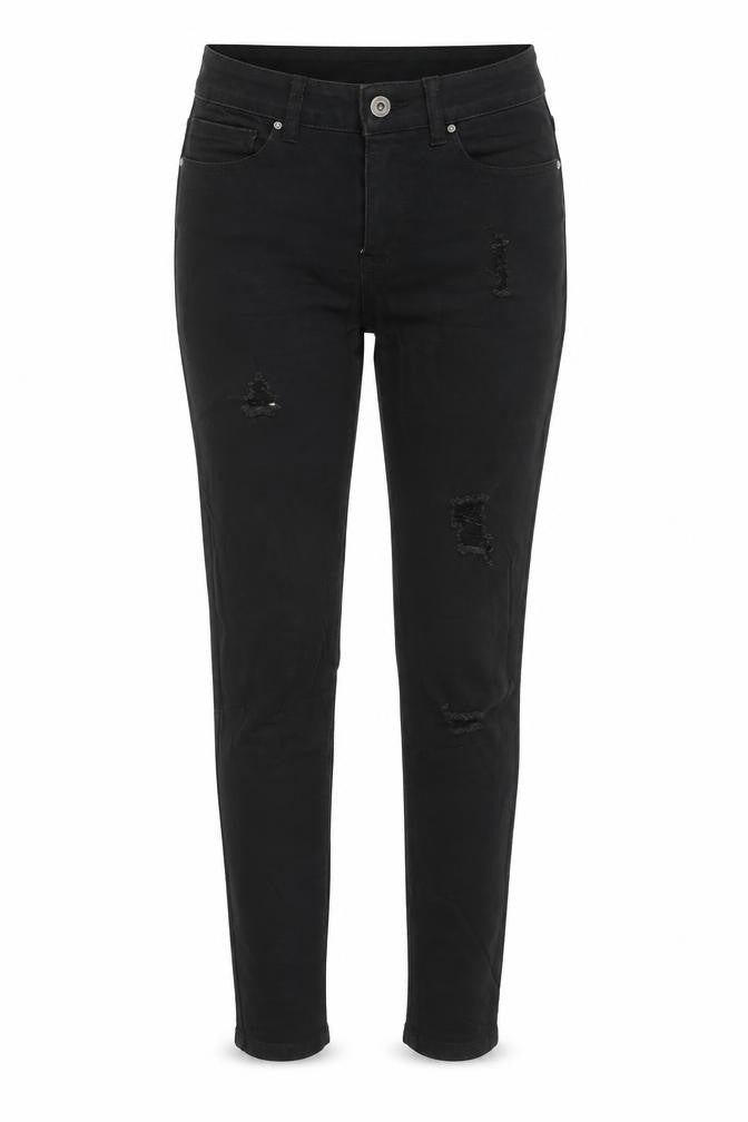 Womens UK Size 28 in Max Jeans Regular Fit Skinny Black Jeans