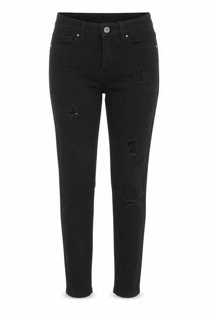Womens UK Size 28 in Max Jeans Regular Fit Skinny Black Jeans