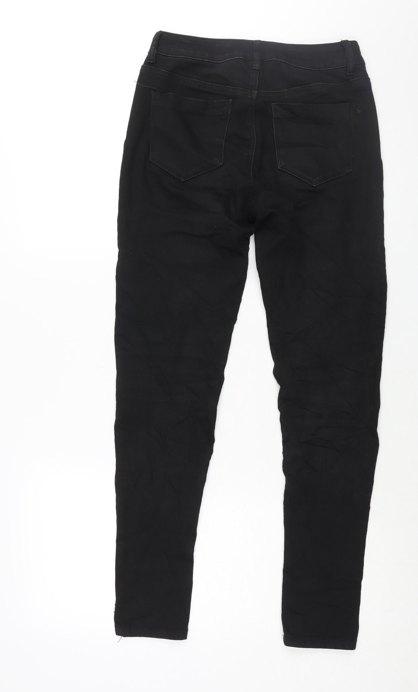 Womens UK Size 28 in Max Jeans Regular Fit Skinny Black Jeans