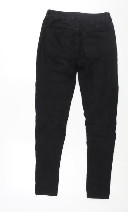 Womens UK Size 28 in Max Jeans Regular Fit Skinny Black Jeans