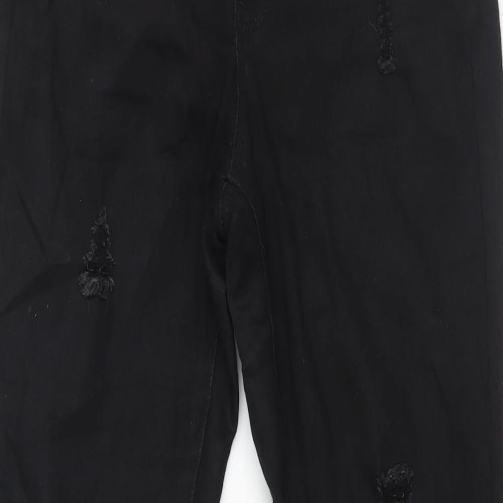 Womens UK Size 28 in Max Jeans Regular Fit Skinny Black Jeans
