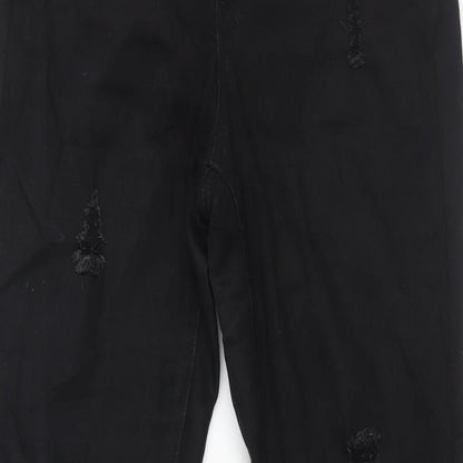 Womens UK Size 28 in Max Jeans Regular Fit Skinny Black Jeans