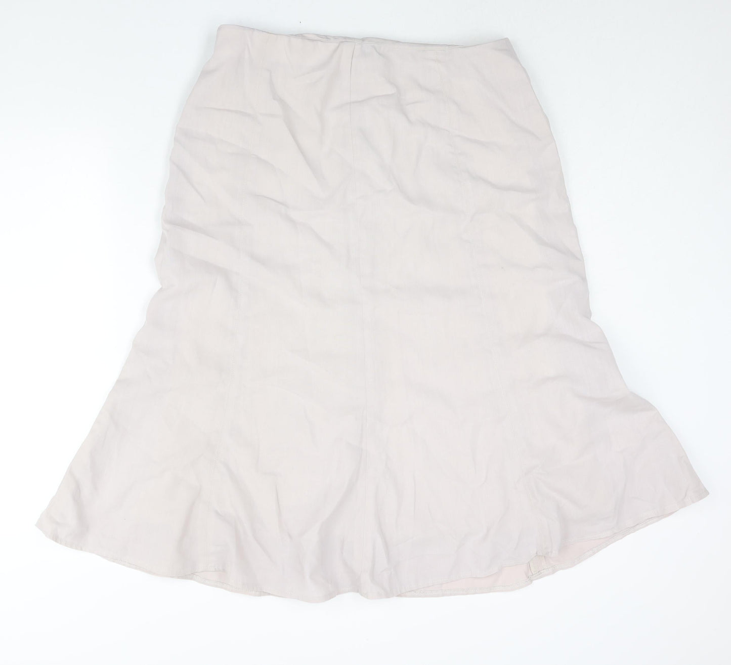 Spirito Womens Pink Polyester Trumpet Skirt Size 34 in Zip