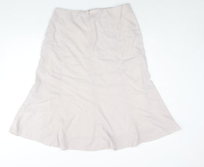 Spirito Womens Pink Polyester Trumpet Skirt Size 34 in Zip