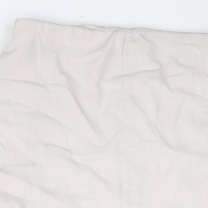 Spirito Womens Pink Polyester Trumpet Skirt Size 34 in Zip