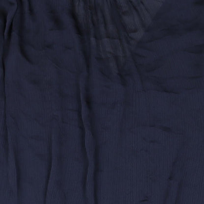 Womens UK Size S Zara Blue Tunic Blouse