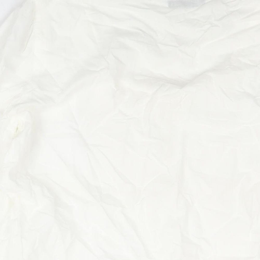 Womens UK Size 14 BHS Ivory Basic Blouse