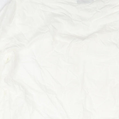 Womens UK Size 14 BHS Ivory Basic Blouse