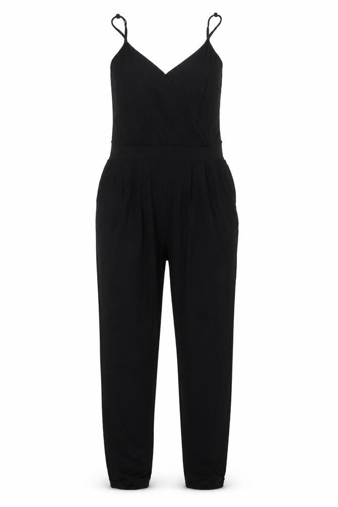Womens UK Size 12 ASOS One-Piece Black Jumpsuit