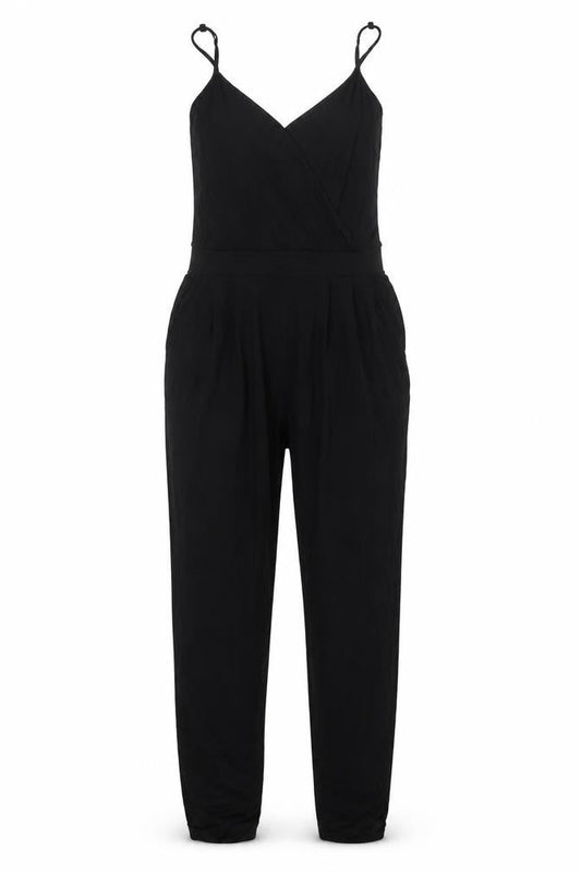 Womens UK Size 12 ASOS One-Piece Black Jumpsuit