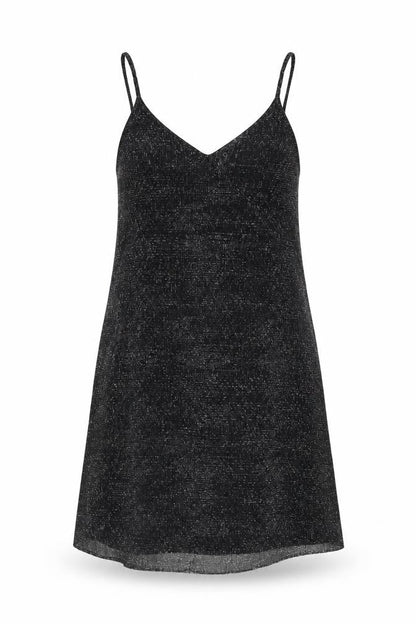 Pimkie Womens Black Polyester Shift Size S V-Neck Pullover