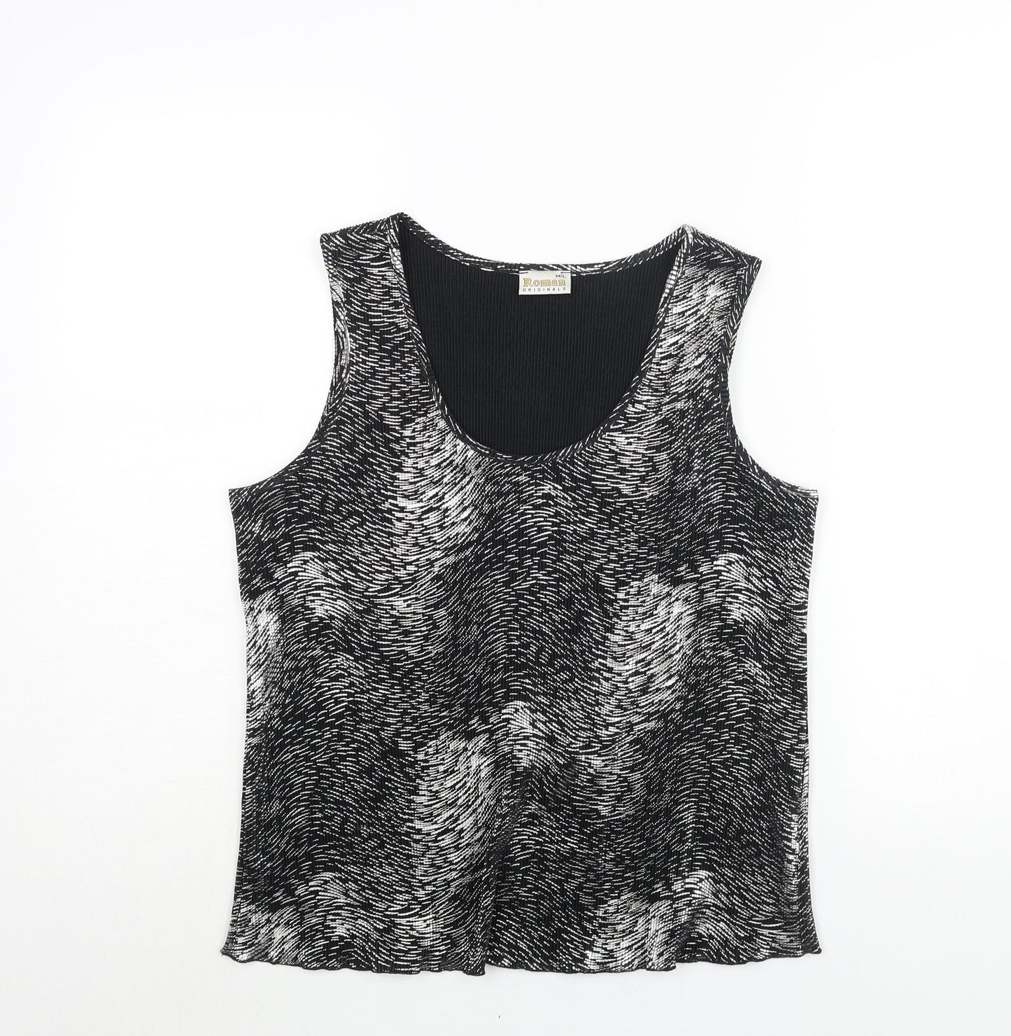 Womens UK Size M Roman Silver Basic Blouse