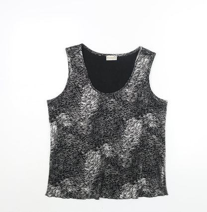 Womens UK Size M Roman Silver Basic Blouse