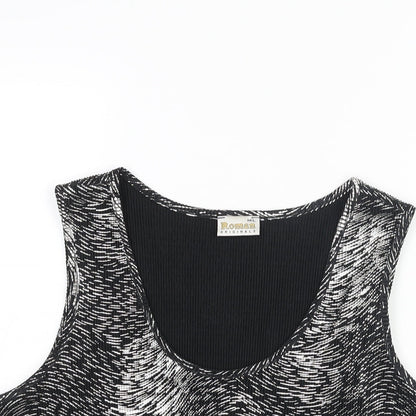 Womens UK Size M Roman Silver Basic Blouse