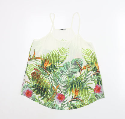 Womens UK Size 8 Warehouse Multicoloured Camisole Blouse