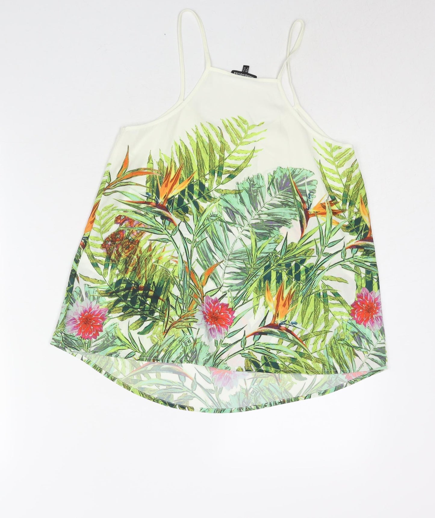 Womens UK Size 8 Warehouse Multicoloured Camisole Blouse