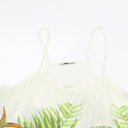 Womens UK Size 8 Warehouse Multicoloured Camisole Blouse