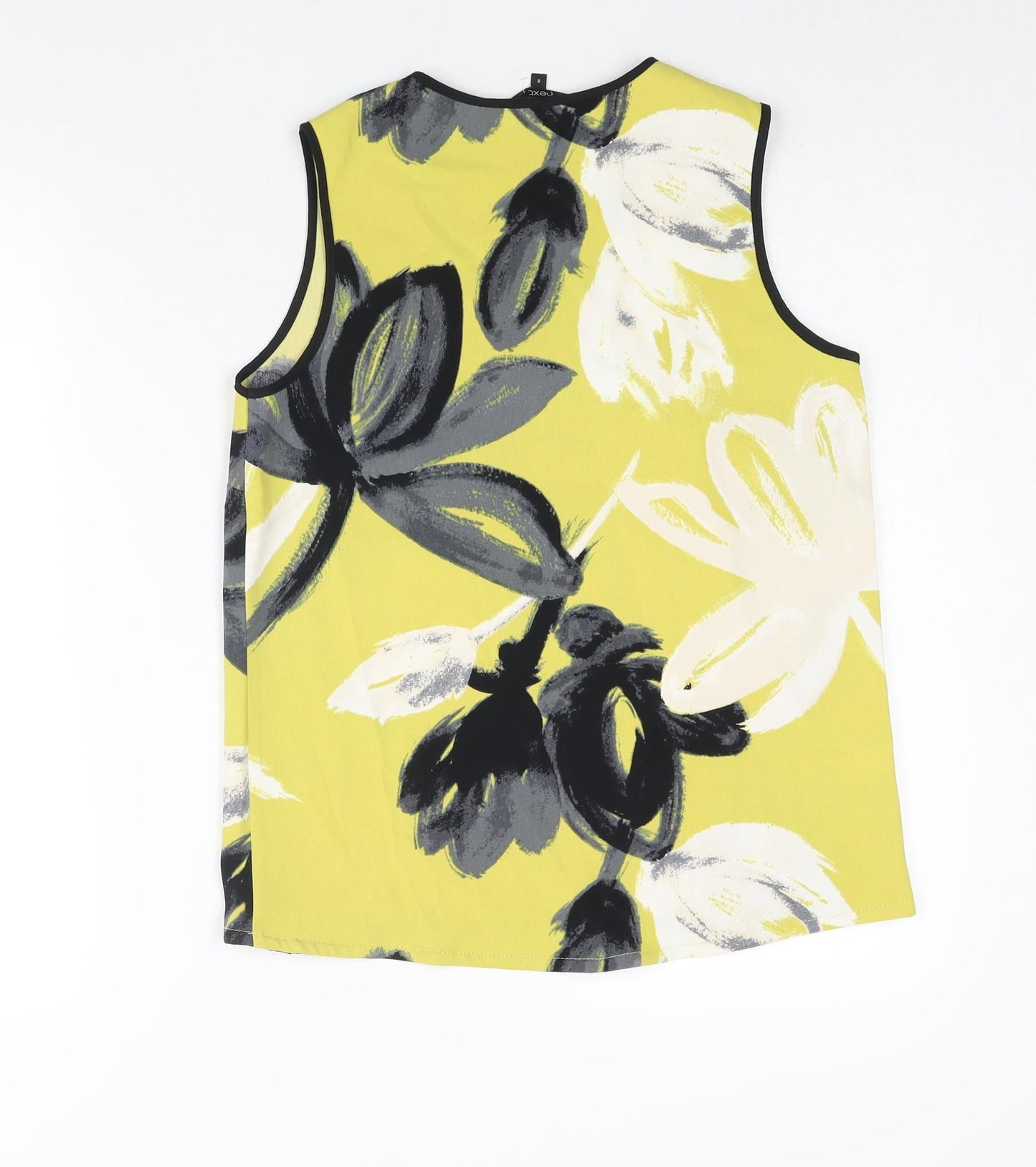 Womens UK Size 8 NEXT Yellow Camisole Blouse