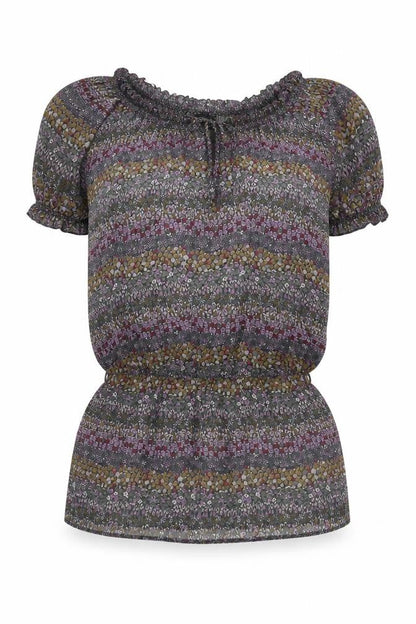 Womens UK Size 10 Dorothy Perkins Multicoloured Tunic Blouse