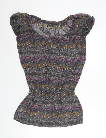 Womens UK Size 10 Dorothy Perkins Multicoloured Tunic Blouse