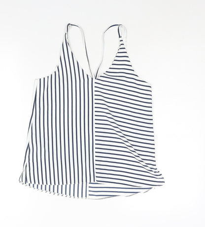 Womens UK Size 8 Topshop Blue Camisole Blouse
