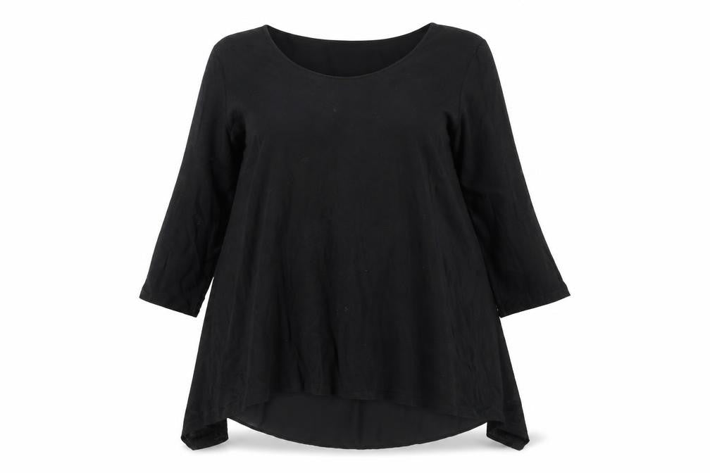 Womens UK Size 16 Marks and Black Tunic Blouse