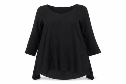 Womens UK Size 16 Marks and Black Tunic Blouse