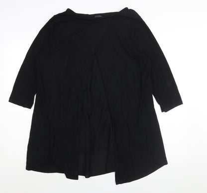 Womens UK Size 16 Marks and Black Tunic Blouse