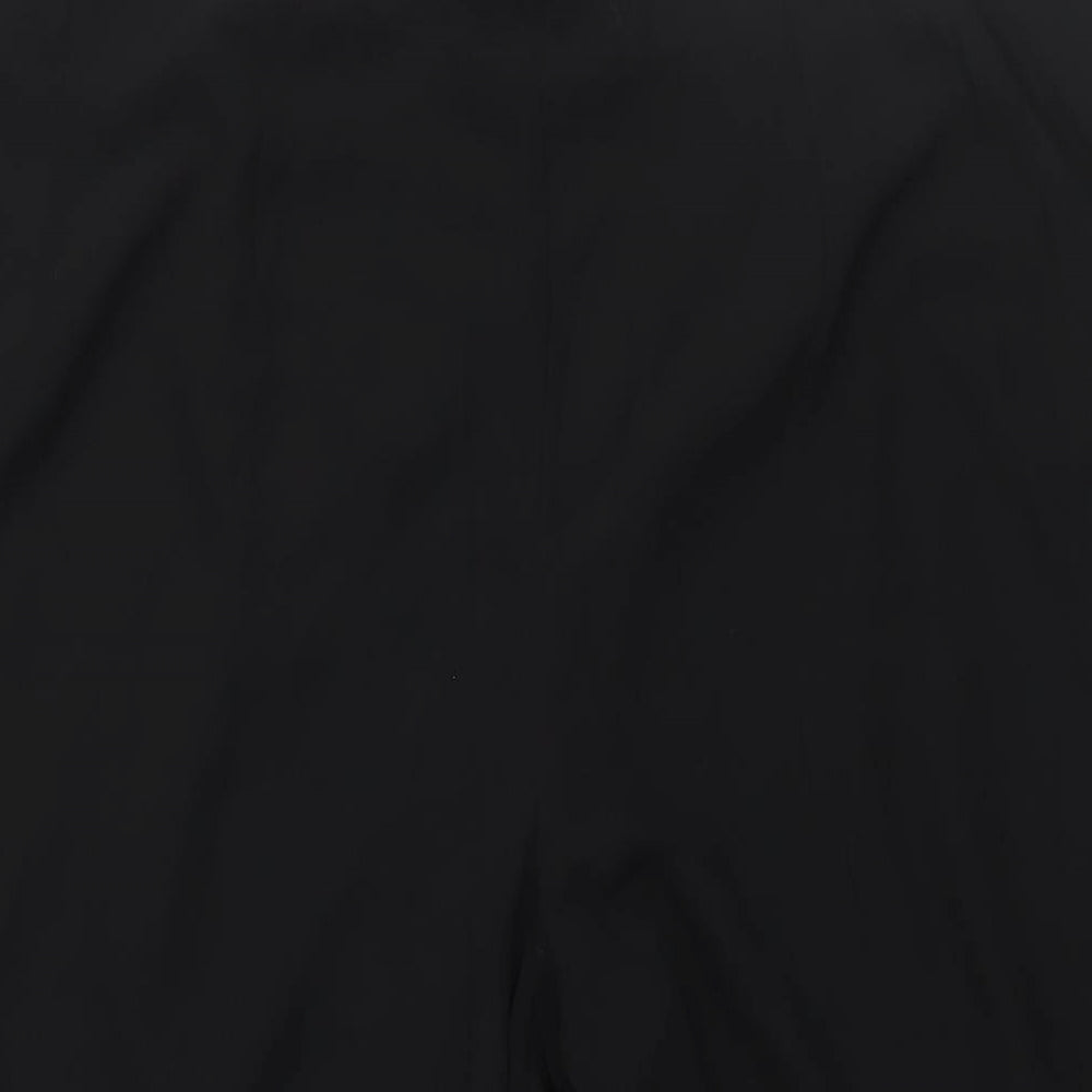 R&M Richards Womens Black Polyester Trousers Size 38 in L28 in Regular Zip