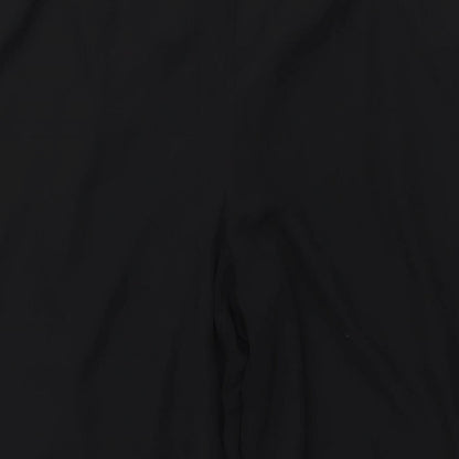 R&M Richards Womens Black Polyester Trousers Size 38 in L28 in Regular Zip