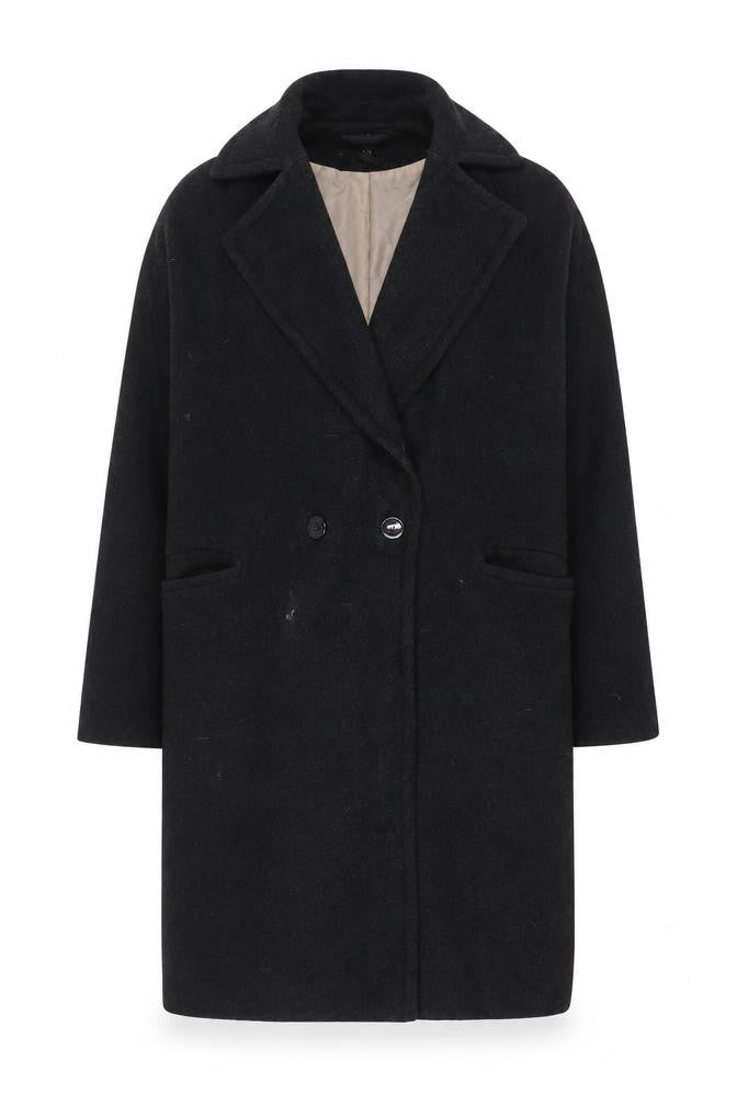 Womens UK Size 8 H&M Grey Overcoat