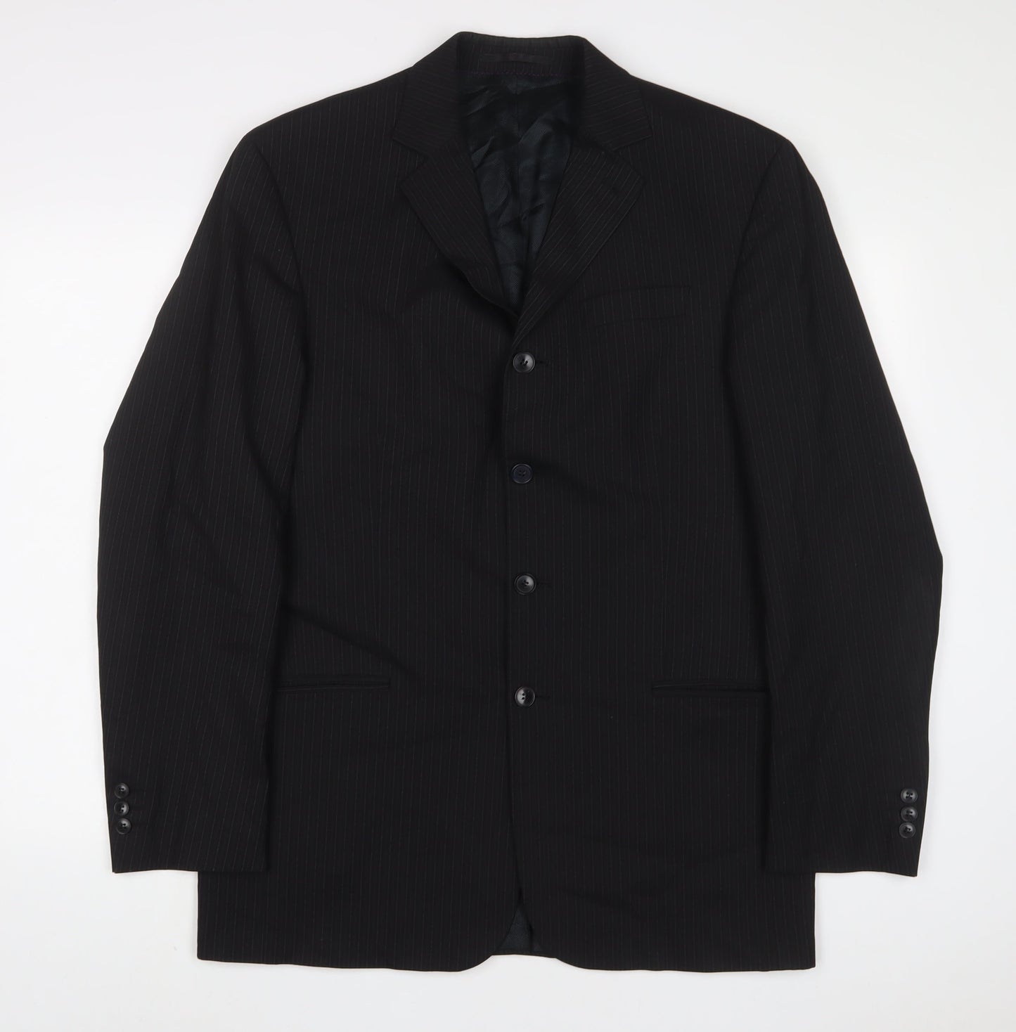 Mens UK Size 40 NEXT Regular Black Suit Jacket