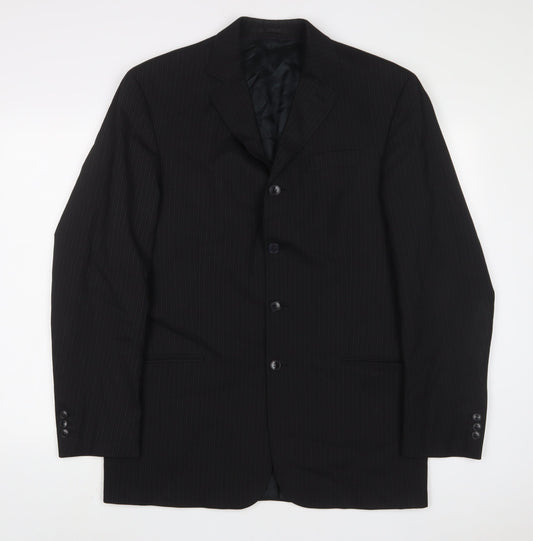 Mens UK Size 40 NEXT Regular Black Suit Jacket