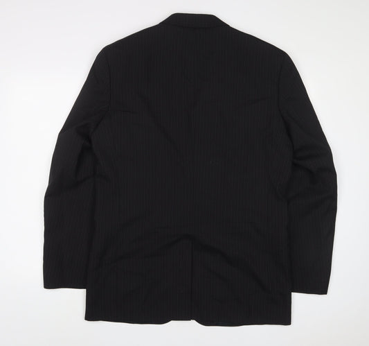 Mens UK Size 40 NEXT Regular Black Suit Jacket