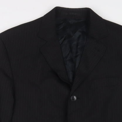 Mens UK Size 40 NEXT Regular Black Suit Jacket