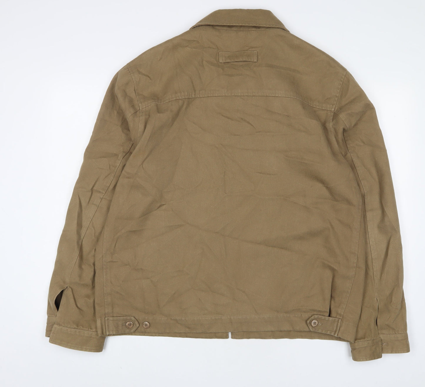 Wolsey Mens Brown Jacket Size L Zip