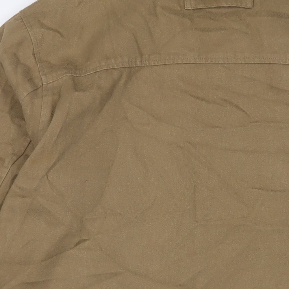 Wolsey Mens Brown Jacket Size L Zip