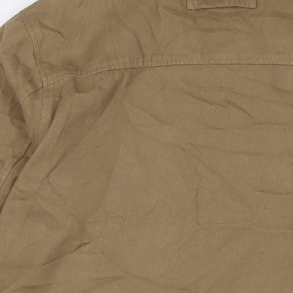 Wolsey Mens Brown Jacket Size L Zip