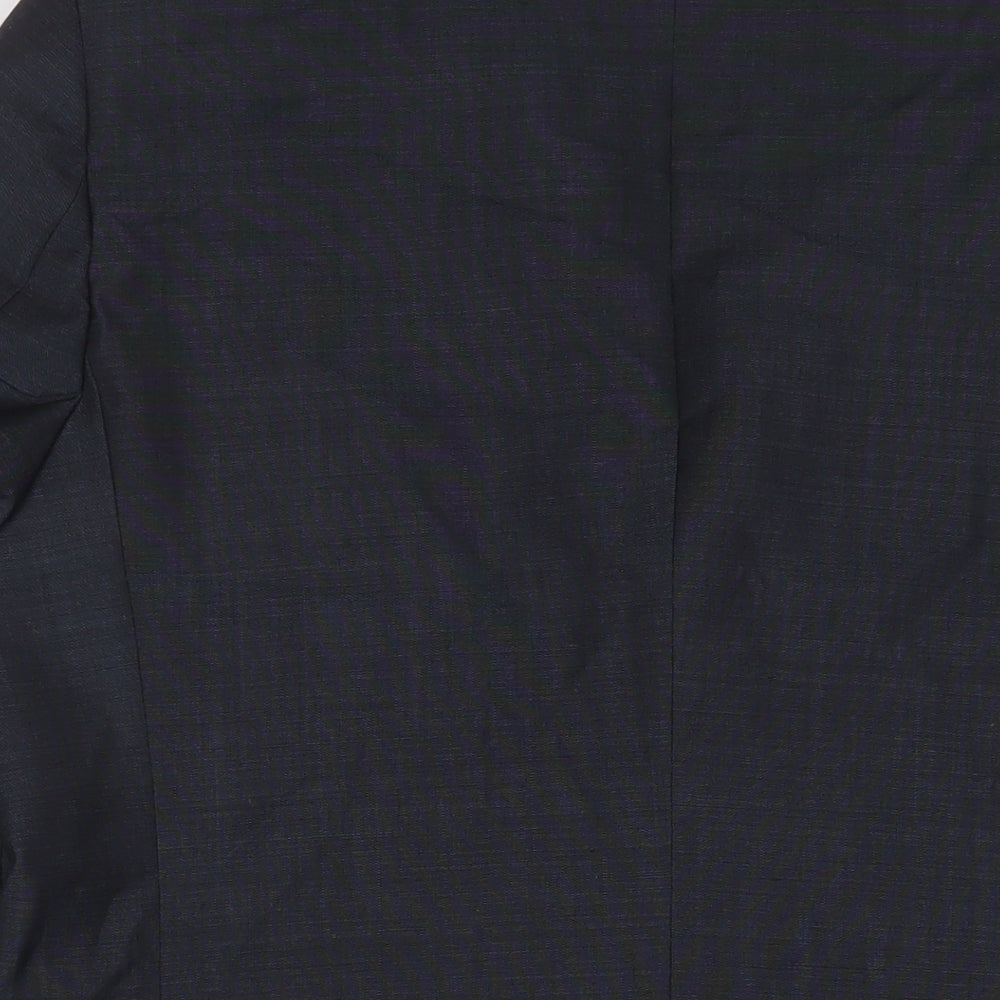 Mens UK Size 42 Daniel Hetcher Regular Blue Suit Jacket