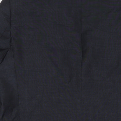 Mens UK Size 42 Daniel Hetcher Regular Blue Suit Jacket