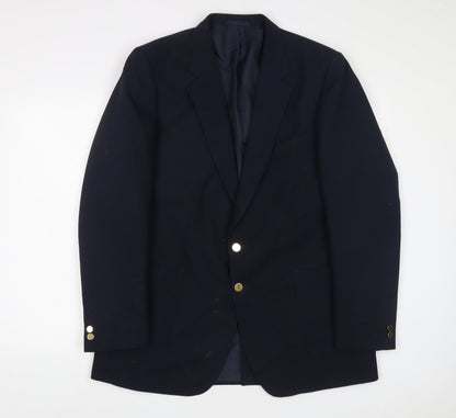 Mens UK Size 44 St Michael Regular Blue Suit Jacket