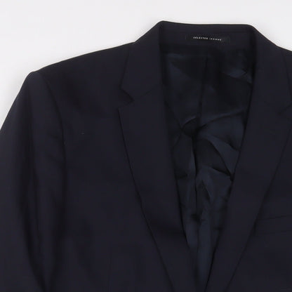 Mens UK Size 42 Selected Homme Regular Blue Suit Jacket