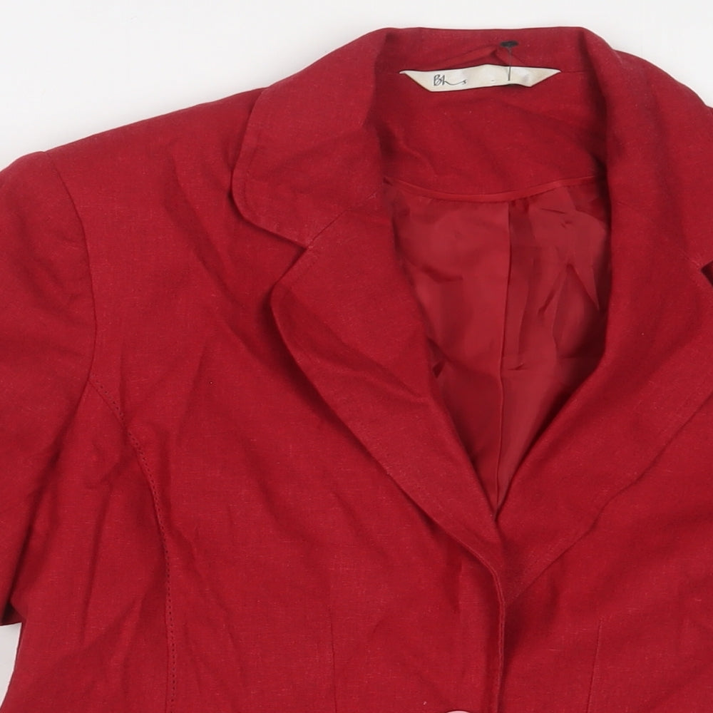 Womens UK Size 12 BHS Red Jacket