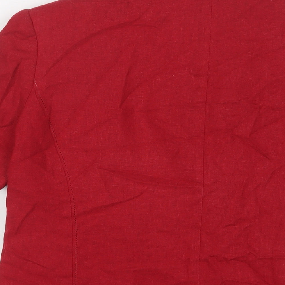 Womens UK Size 12 BHS Red Jacket